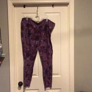 Terra and Sky Women Plus Size High Waist Leggings